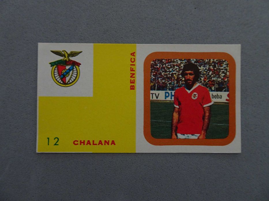 Cromo de futebol Chalana nº 12 - coleção Grande Movimento do Futebol Português