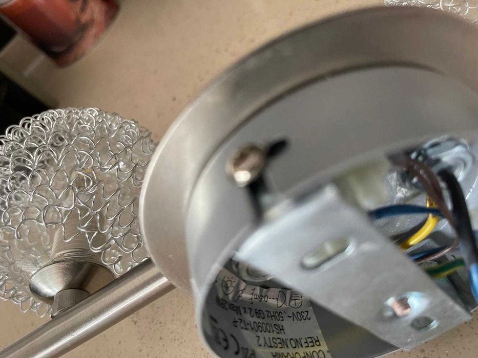 Candeeiro de teto 2 lâmpadas Led - 30 cm