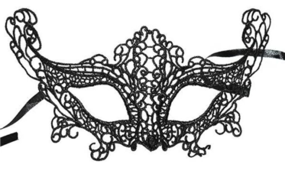 Maska 50 twarzy greya karnawał przebranie bal koronkowz