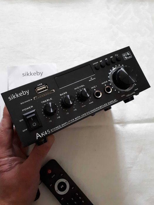 Підсилювач Hi-Fi AK45 міні-стерео аудіопідсилювач з Bluetooth-ресивер