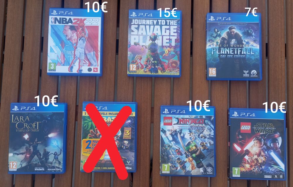 Conjunto de jogos de PlayStation 4