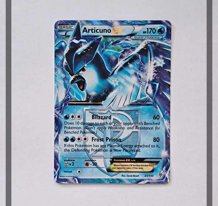 Articuno Ex 25/135 PLS Pokemon ENG-NM