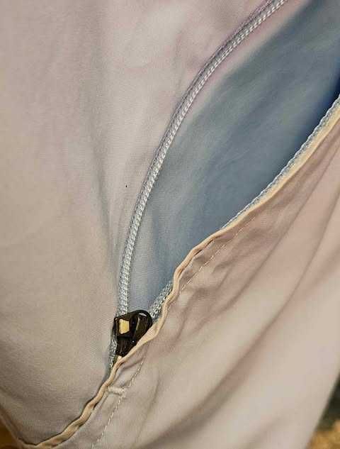 Błękitny niebieski dres kurtka bluza sportowa oversize