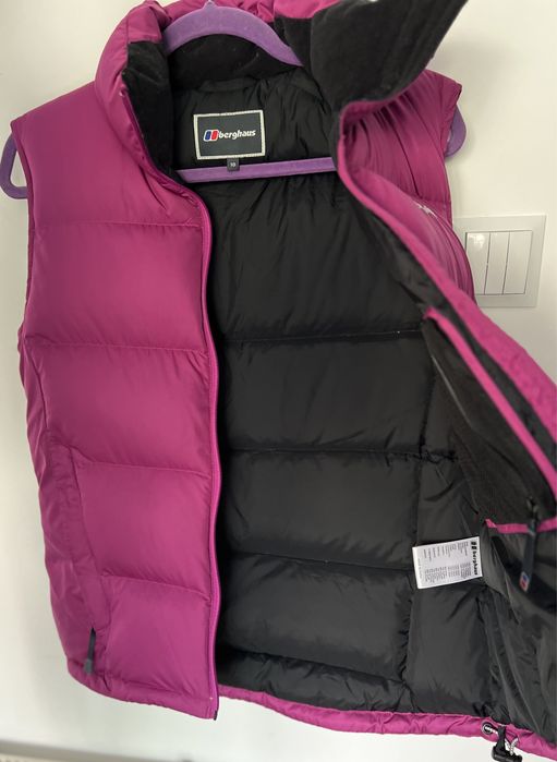 BERGHAUS kamizelka puchowa M 38 zimowa ciepła róż