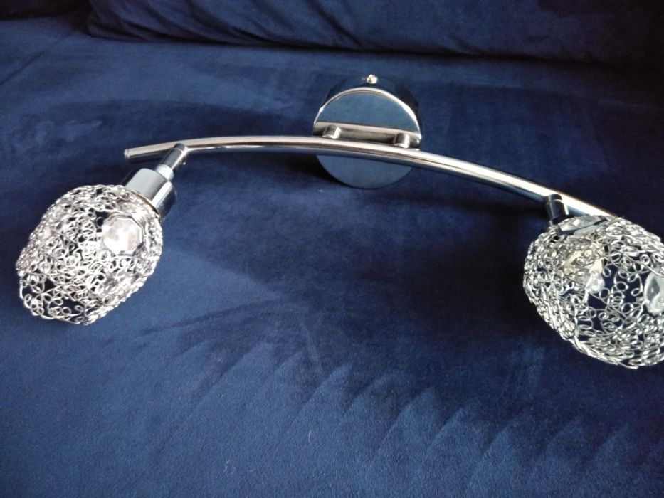 Żyrandol z kryształami