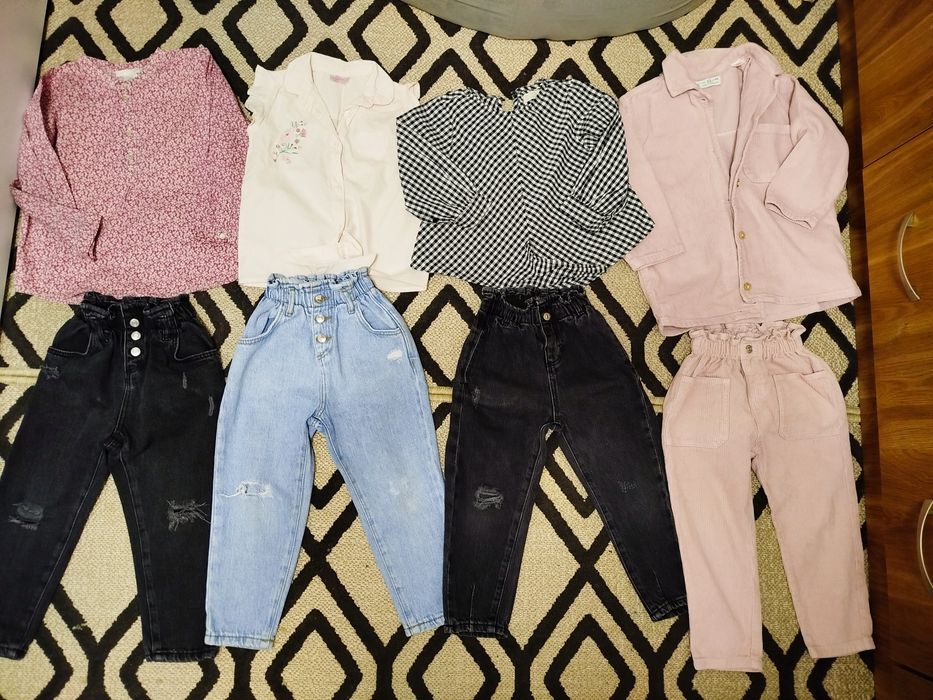 Великий пакет речей на дівчинку фірма Zara, Адідас