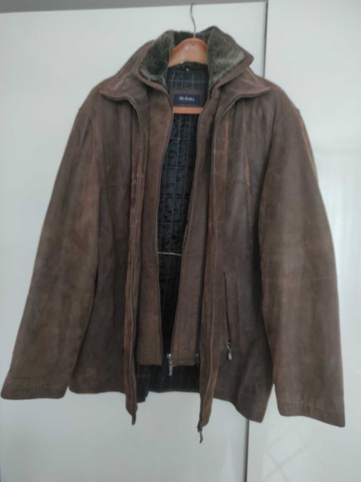 Kurtka męska skórzana XXL