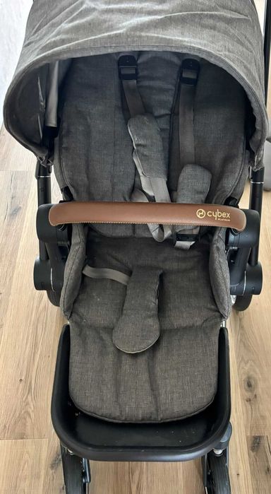Pack Cybex Priam Platinum (Carrinho + Ovo / Baby Carrier + Base Isofix + Cadeira)