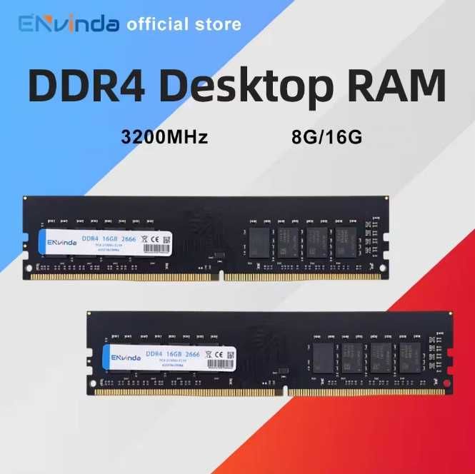 Оперативная память ENVINDA DDR4 8 ГБ / 16 ГБ 3200 MHz, ОЗУ, RAM