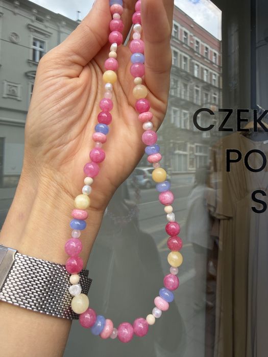 Naszyjnik handmade mulitikolor