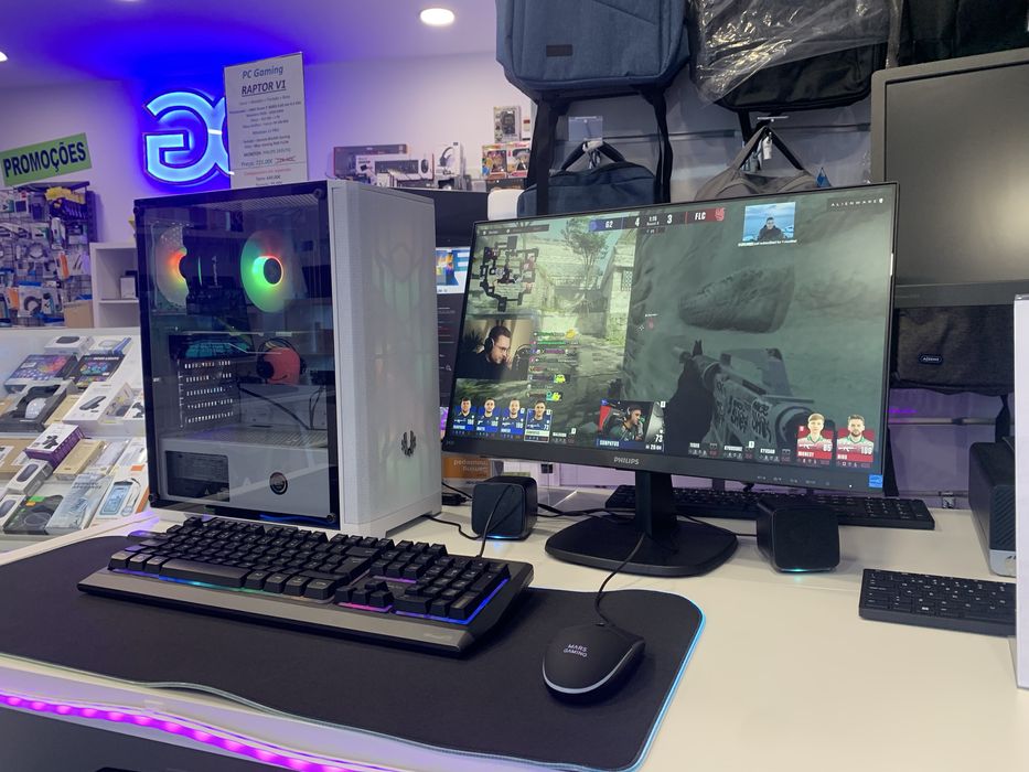 Super Kit PC Gaming + Periféricos + Monitor + Garantia - Loja física