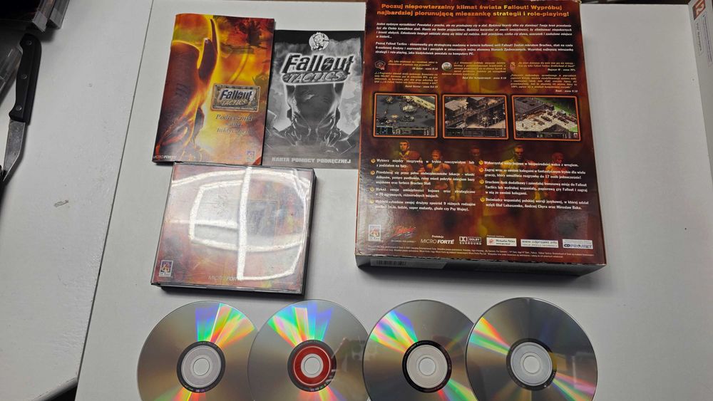 PC Fallout tactics PL premierowe wydanie polskie big box