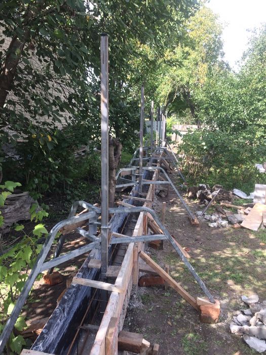 Опалубка Горизонтальна, Фанера, Стойки