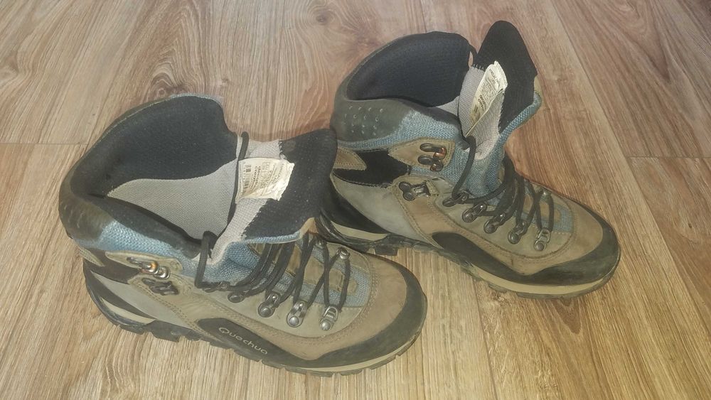 Buty QUECHUA FORCLAZ TREK 900 LADY 38/39 24.5cm górskie Skóra membrana