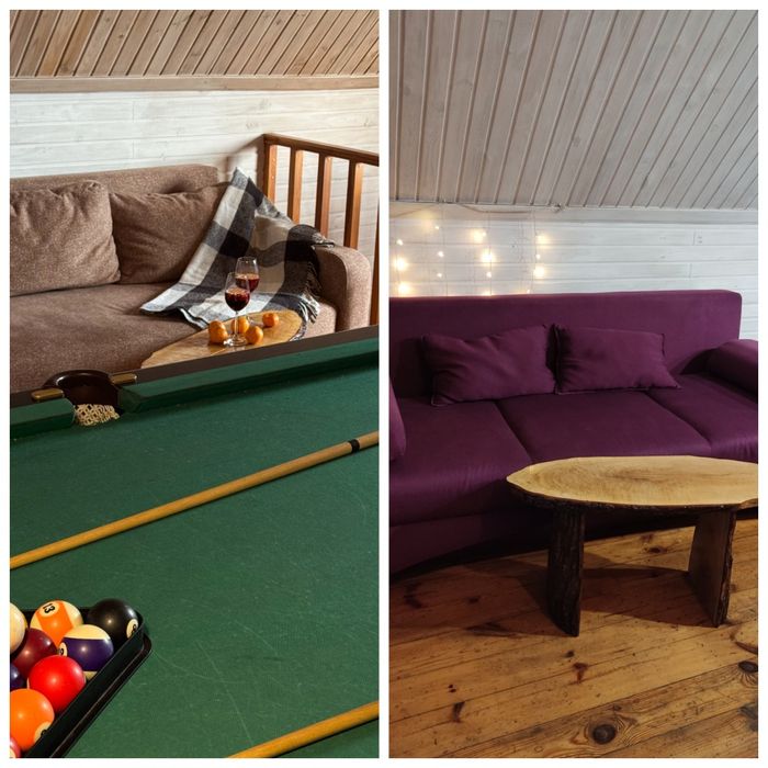 Баня біля ставка, подобова оренда будинок на свята, більярд,лазня