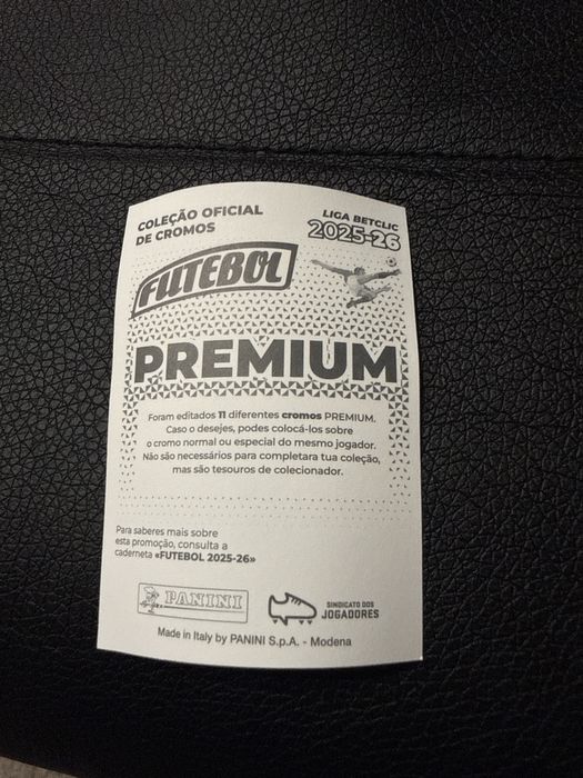 Cromo de coleção Pavlidis premium estado impecavel so existem 11