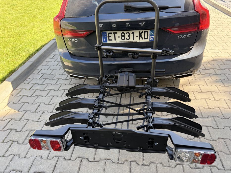 Bagażnik 3xrowerowy. Farad. Jak nowy!!!