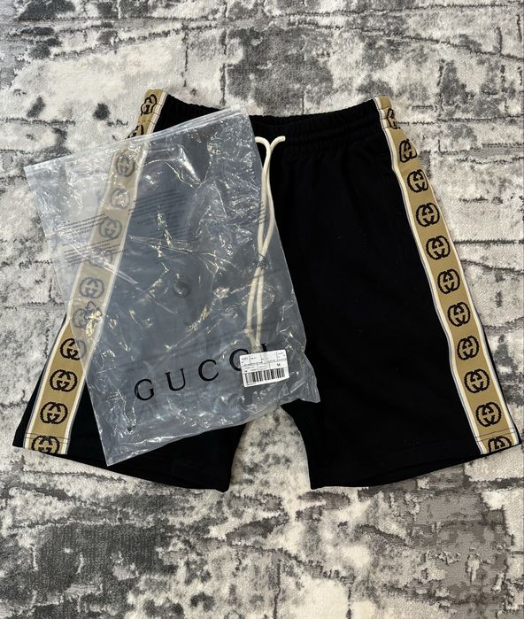 Шорти Gucci black/reflective