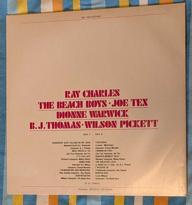 Vinyl Ray Charles - Beach Boys - 1977
