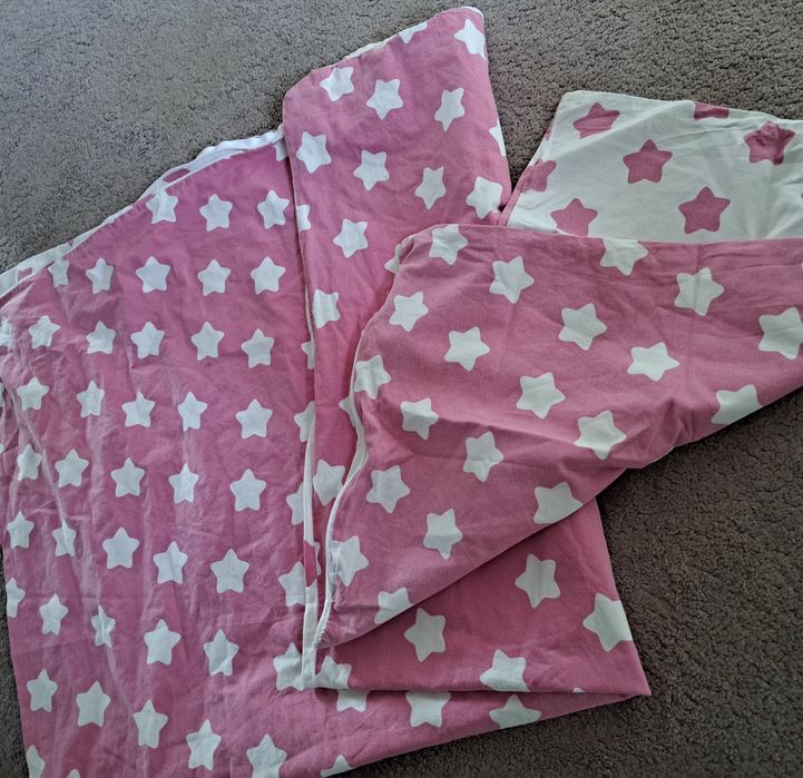 Pościel do przedszkola dla dziewczynki, w gwiazdki
