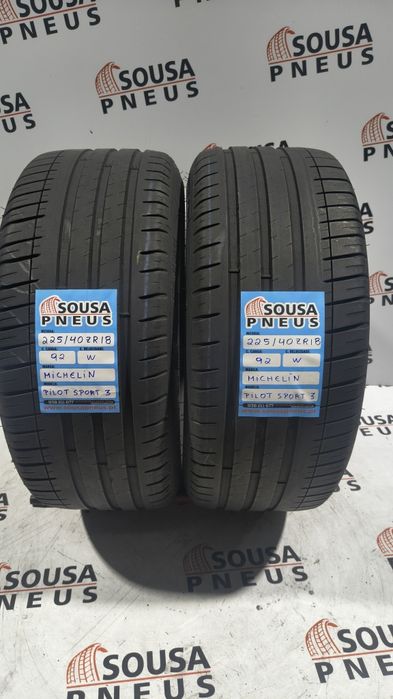 2 pneus semi novos 225-40R18 Michelin - Oferta dos Portes