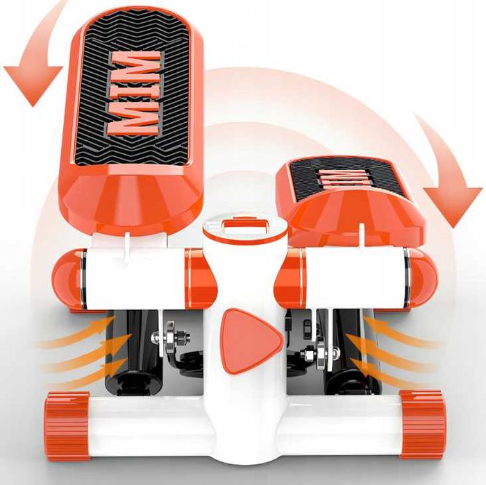 Тренажер степпер с эспандером счетчиком калорий Renew Польша до 100 кг