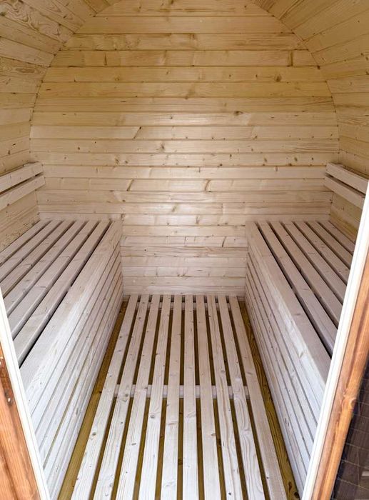 Sauna ogrodowa Grzybek Beczka 2m Dowolna Konfiguracja Nowość !