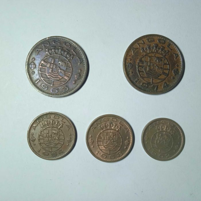 Moedas de Angola - Colónia Portuguesa