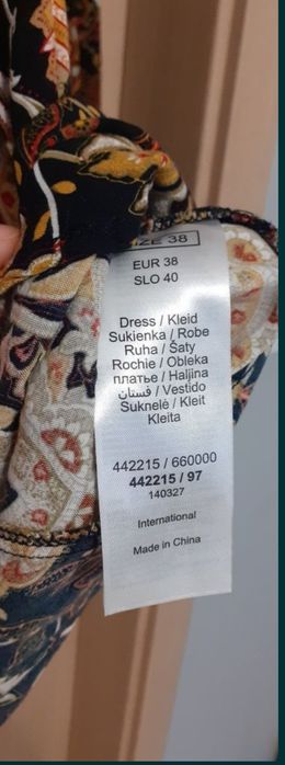 Sukienka orsay r.38, paisley