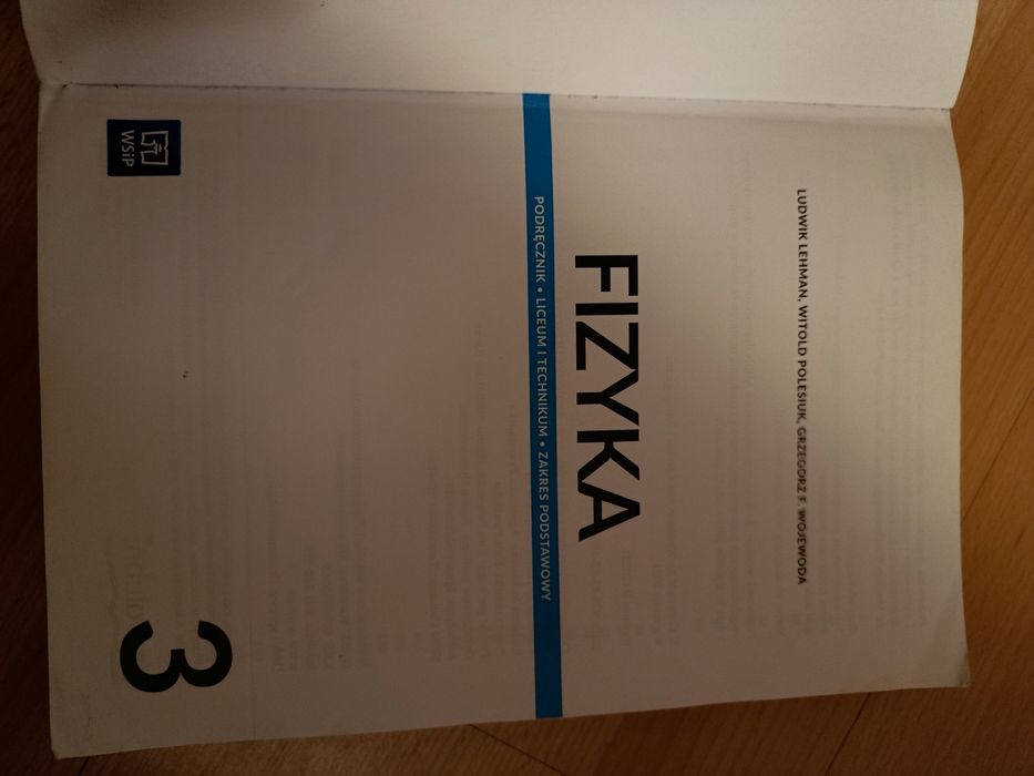 Fizyka 3  podręcznik