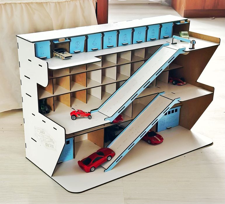 Паркінг для машинок, дитяча парковка, hotweels