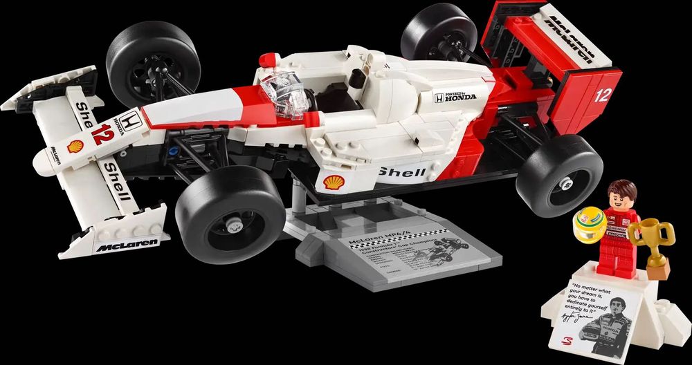Lego McLaren MP4/4 e Ayrton Senna
