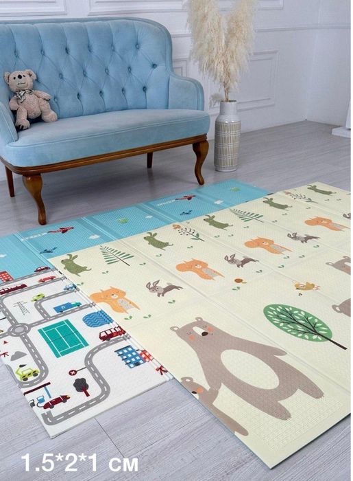 Дитячий термокилимок ,тепла підлога ,термоковрик,підлога пазл,каремат