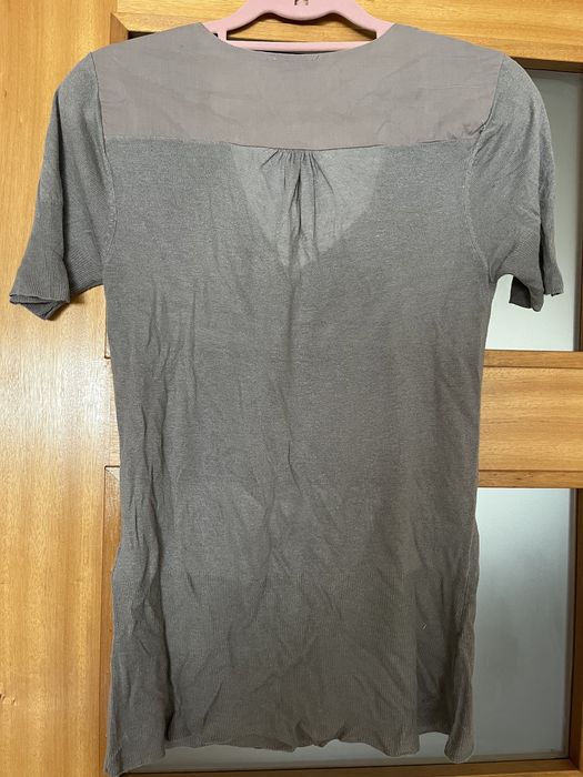 Blusa cinzenta malha fina
