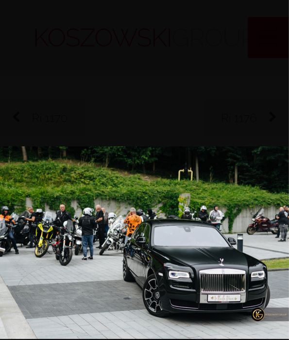 ROLLS ROYCE GHOST samochód do ślubu lub inne okazje