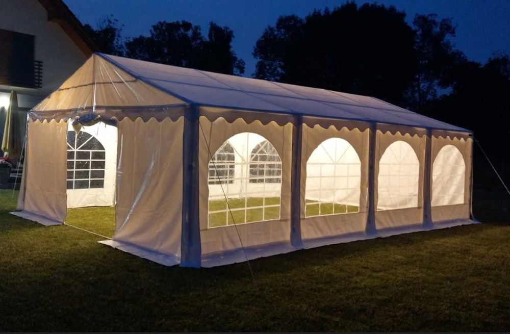 Wynajem namiotów imprezowych- bankietowych 3x6 i 5x8 [m]. Oława