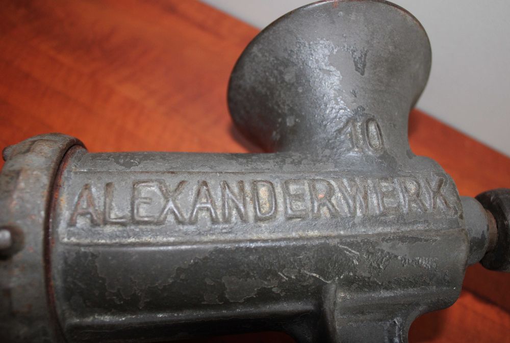 Stara maszynka do mielenia nr 10, Alexanderwerk Remscheid