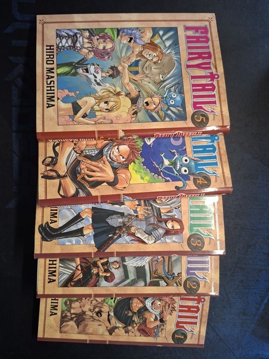 Fairy tail tomy 1-5 zestaw