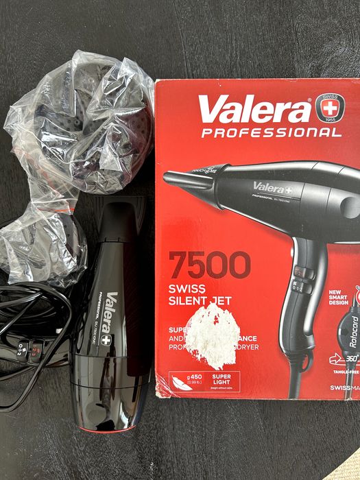 Valera Swiss Silent Jet 8500 Professional Hair Dryer w/ box, Secador de cabelo com caixa original