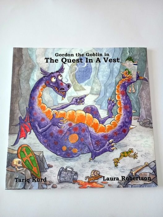 Gordon the Goblin in The Quest In a Vest - English-language book