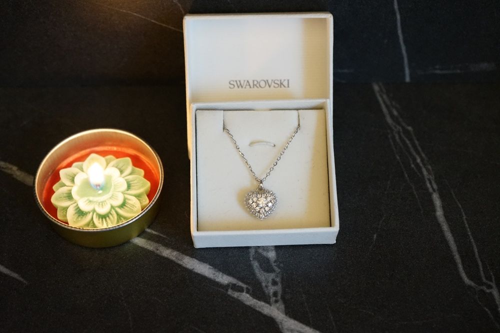 Swarovski Idyllia Pendant Heart – naszyjnik serce