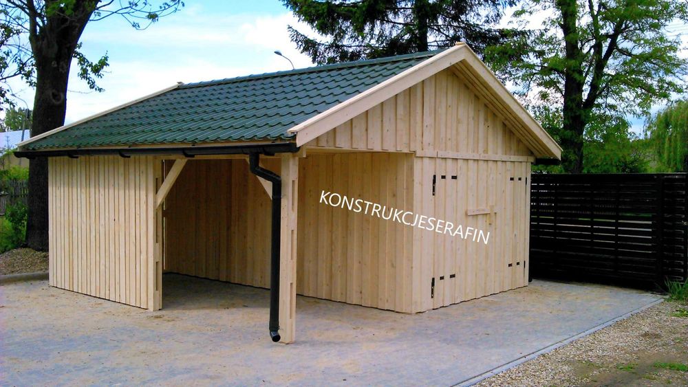 Garaż Drewniany 6x6