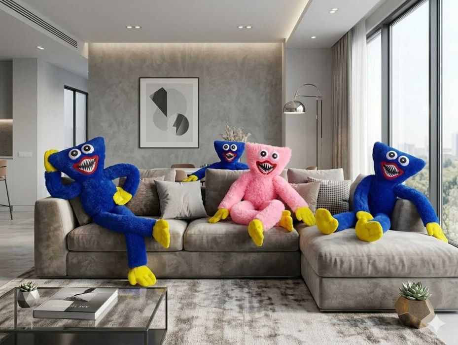 Хагі Вагі/Кісі Місі - велика м'яка іграшка (1 м)