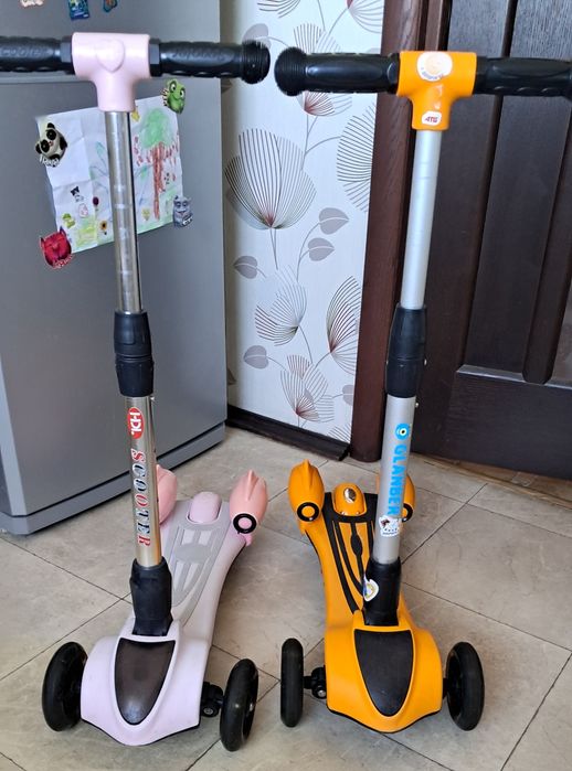 Самокат с турбинами музыкой паром