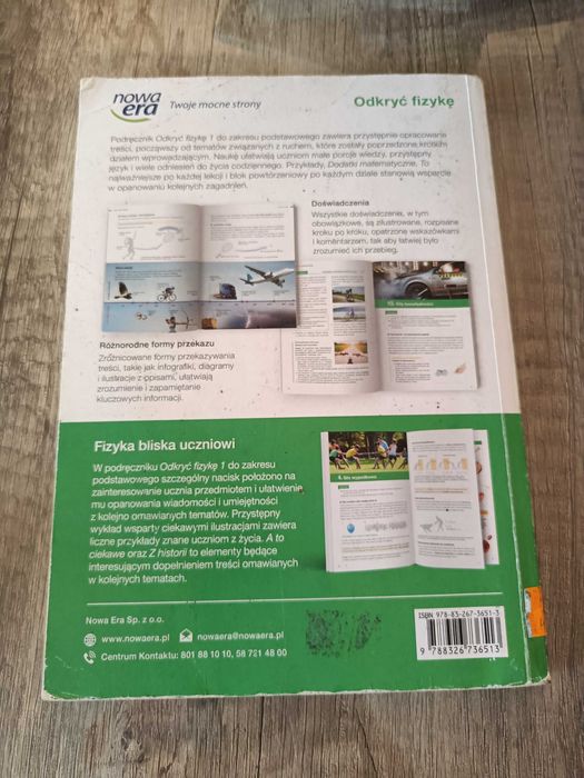 Odkryć fizykę zakres podstawy klasa 1 nowa era