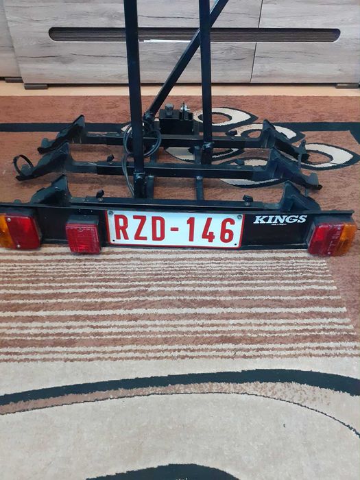 Bagażnik rowerowy na hak, 3 rowery