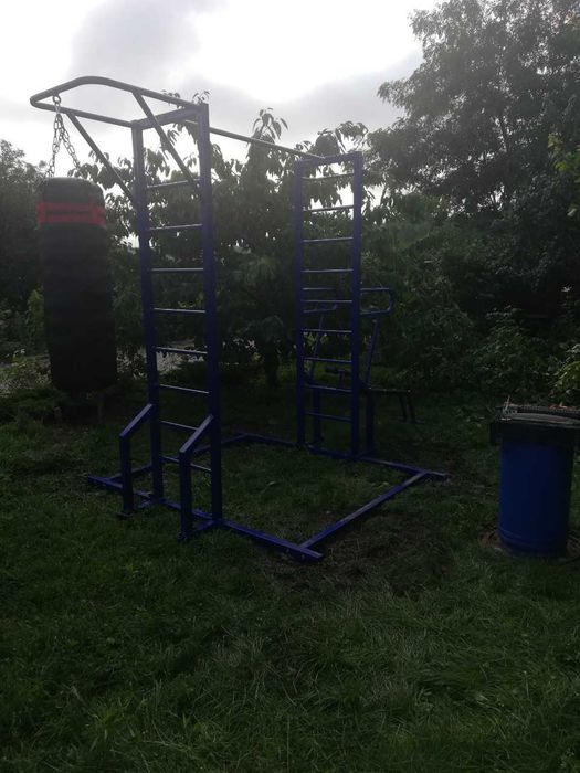 Вуличний спортивний комплекс Мобільний турнік бруси стінка: 15 290 грн ...
