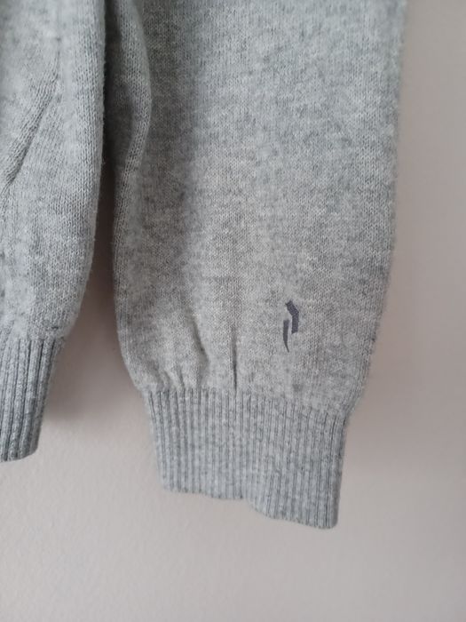 Bawełniany sweterek casual L szary minimalistyczny Peack Performance