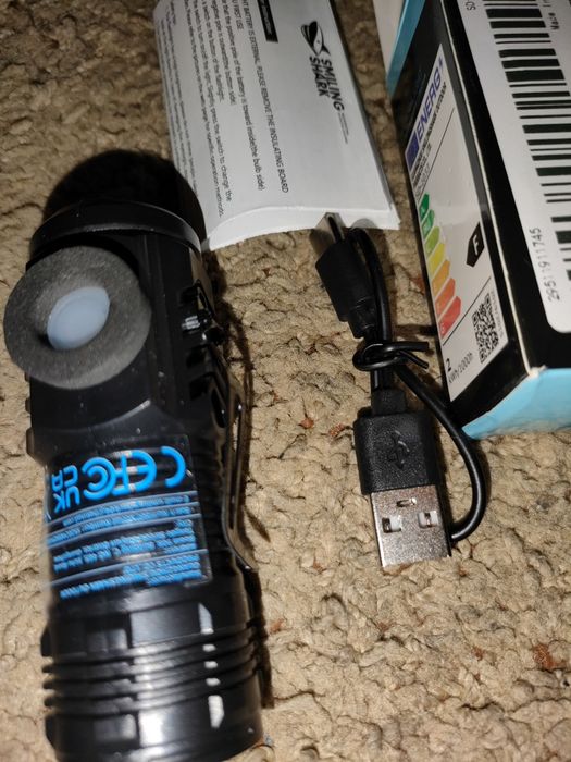 Фонарь Mini LED , со встроенным аккумулятором