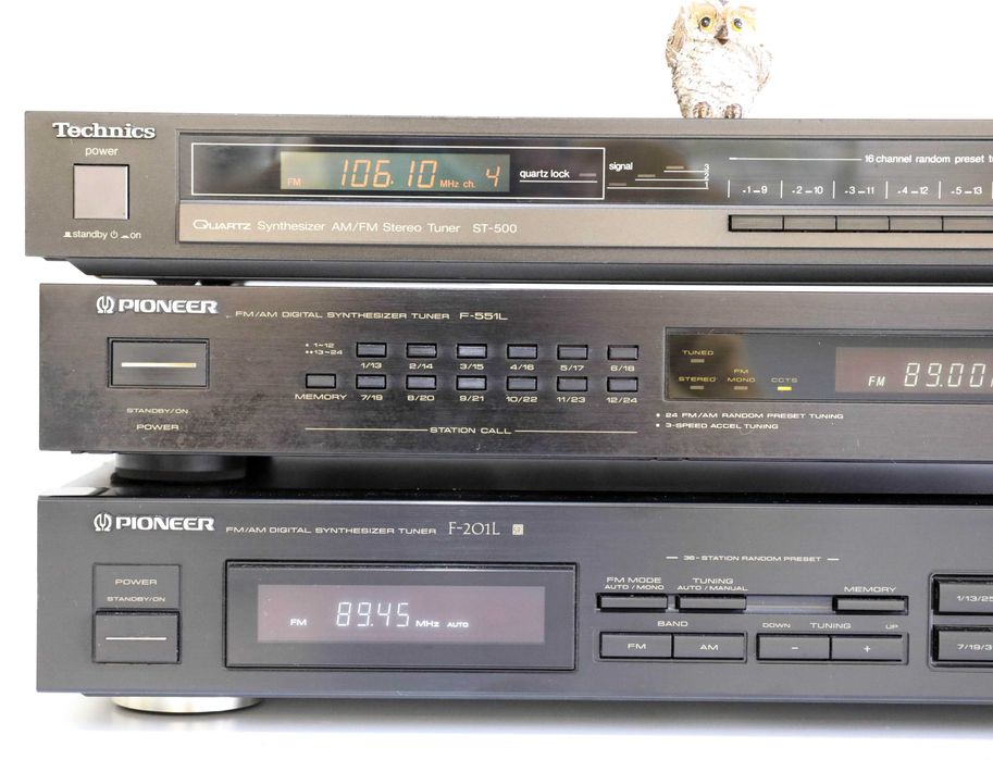Technics e Pioneer Tuner digital quartz